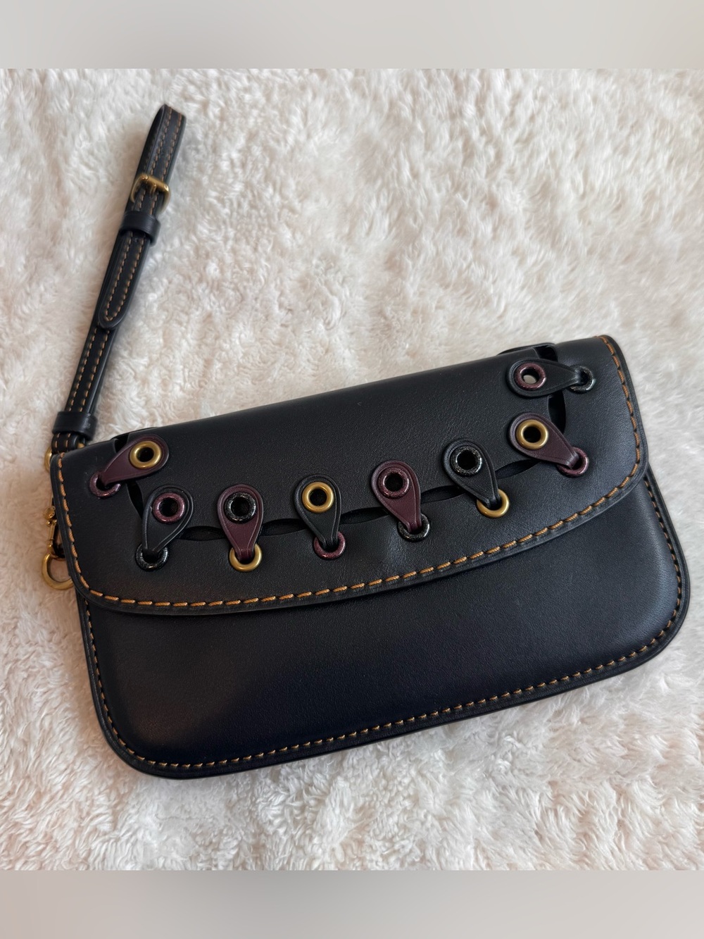 Coach Link Wristlet Clutch Wallet